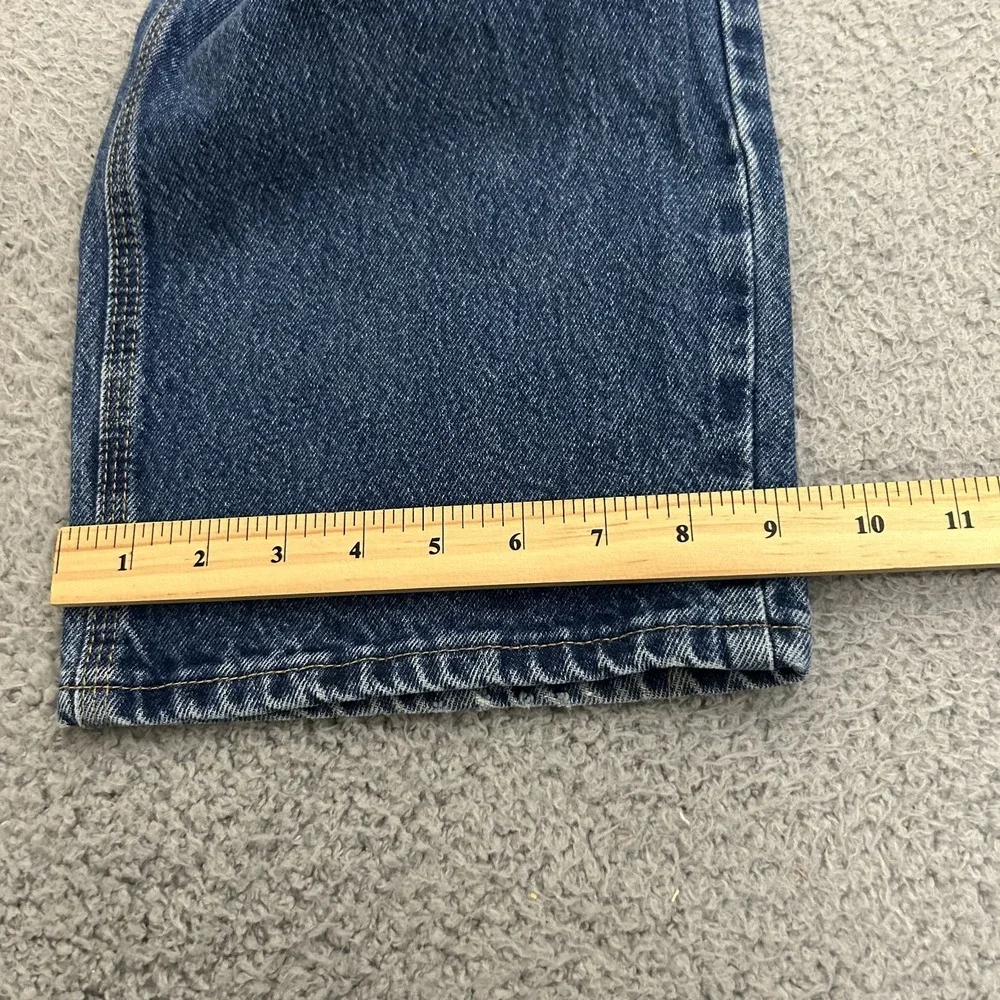 Wrangler Riggs Jeans Mens 38x34 Blue Denim Relaxed Fit Work Horse Medium Wash